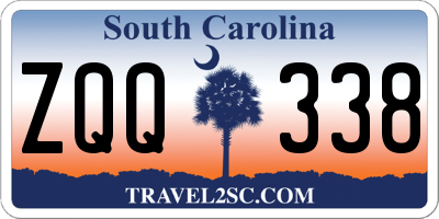 SC license plate ZQQ338