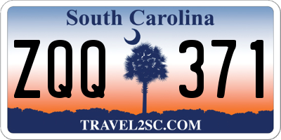 SC license plate ZQQ371