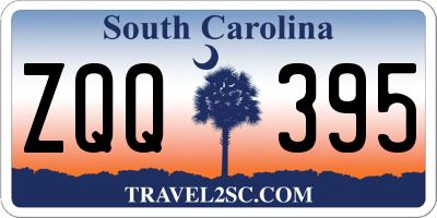 SC license plate ZQQ395