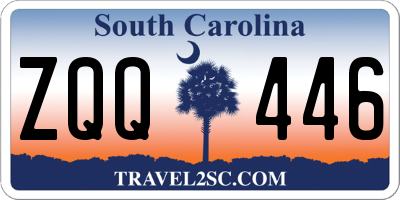 SC license plate ZQQ446