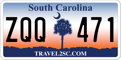 SC license plate ZQQ471