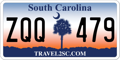 SC license plate ZQQ479