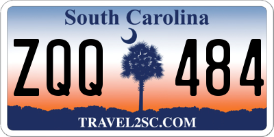 SC license plate ZQQ484