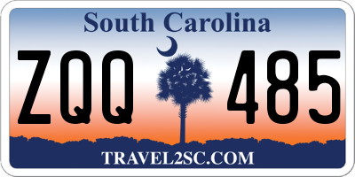 SC license plate ZQQ485