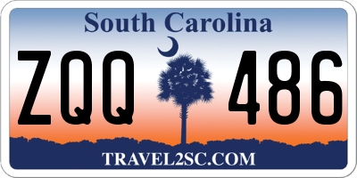 SC license plate ZQQ486