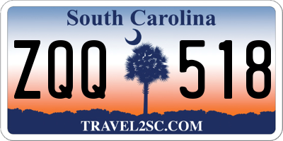 SC license plate ZQQ518