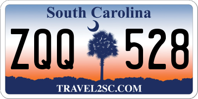SC license plate ZQQ528
