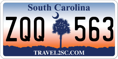 SC license plate ZQQ563