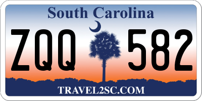 SC license plate ZQQ582