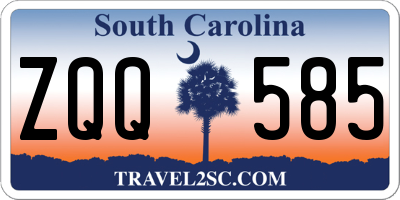 SC license plate ZQQ585