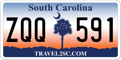 SC license plate ZQQ591