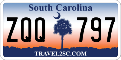 SC license plate ZQQ797