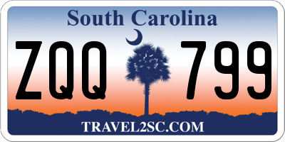 SC license plate ZQQ799