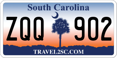 SC license plate ZQQ902