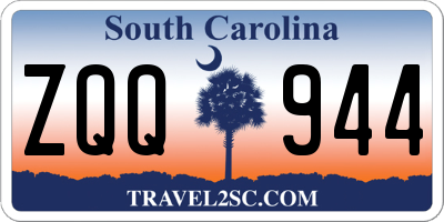 SC license plate ZQQ944