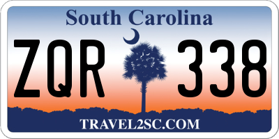 SC license plate ZQR338