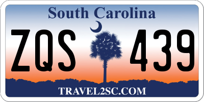 SC license plate ZQS439