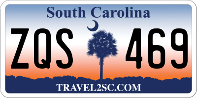 SC license plate ZQS469