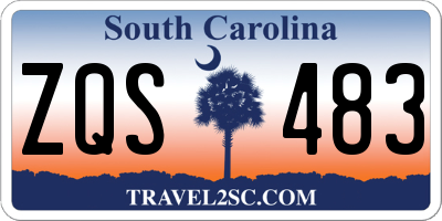 SC license plate ZQS483