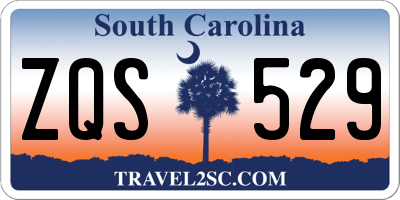SC license plate ZQS529