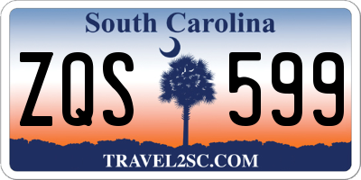 SC license plate ZQS599
