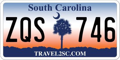 SC license plate ZQS746
