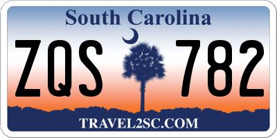 SC license plate ZQS782