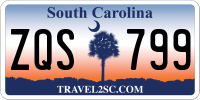 SC license plate ZQS799