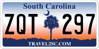SC license plate ZQT297