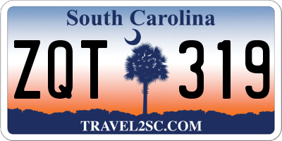 SC license plate ZQT319