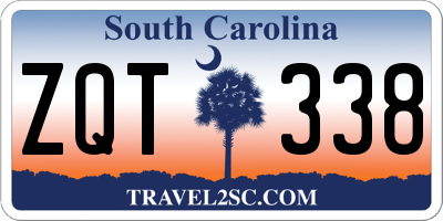 SC license plate ZQT338