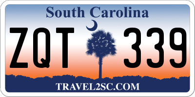 SC license plate ZQT339