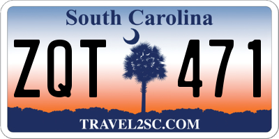 SC license plate ZQT471