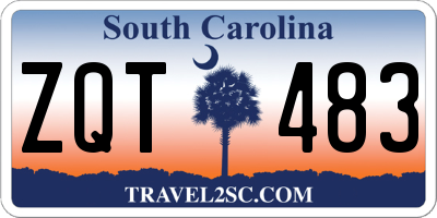 SC license plate ZQT483
