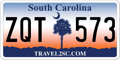 SC license plate ZQT573