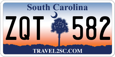 SC license plate ZQT582