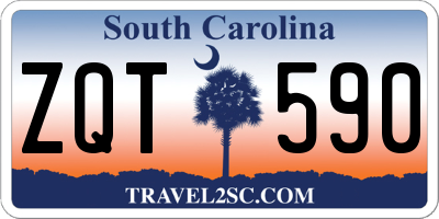 SC license plate ZQT590
