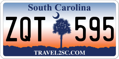 SC license plate ZQT595