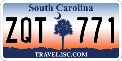 SC license plate ZQT771