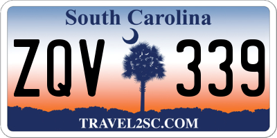 SC license plate ZQV339