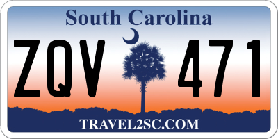 SC license plate ZQV471