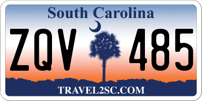 SC license plate ZQV485