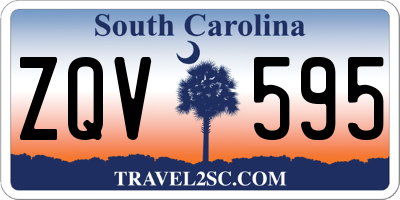 SC license plate ZQV595