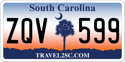 SC license plate ZQV599