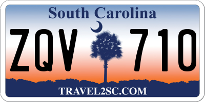 SC license plate ZQV710