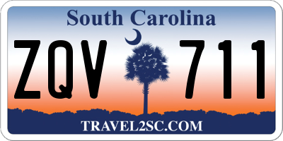 SC license plate ZQV711