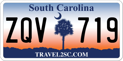 SC license plate ZQV719