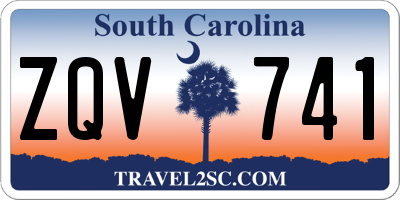SC license plate ZQV741