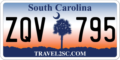 SC license plate ZQV795