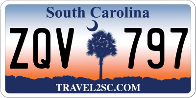 SC license plate ZQV797